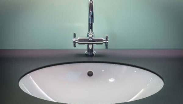 Grey vanity top bathroom remodel