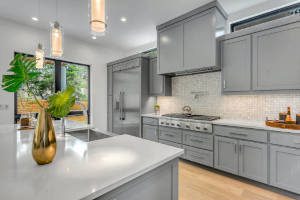 light grey kitchen remodel